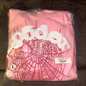 Sp5der OG Web Hoodie 'Pink' Size L |New|